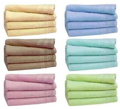ELEMENT TOWEL 3 Pack economy guest towels hand flannels wash cloths 38 x 63 cm kitchen towel