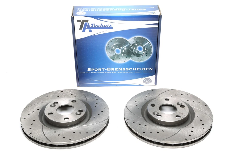 TA Technix sport brake disc set front axle Renault Espace III - Image 1 of 1
