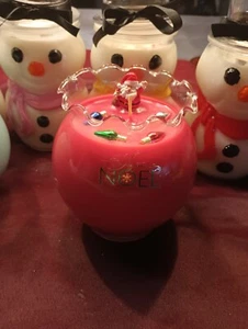 Large Red Frankincense Scented Christmas Candle - Picture 1 of 2