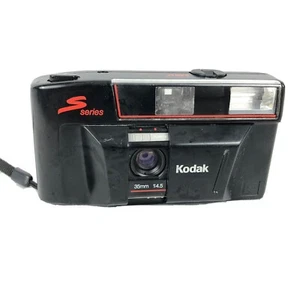 Vintage Kodak S100 EF S Series 35MM Camera Point & Shoot Electronic Flash Works - Picture 1 of 6