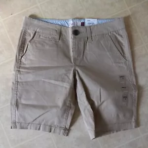 Bermudas de popelina en ángulo a cuadros azules talla 3 So para mujer - Imagen 1 de 4