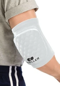 Mueller Diamond Pad Ellenbogen/Knie/Schienbein Ärmel weiß Größe: XL - Bild 1 von 6