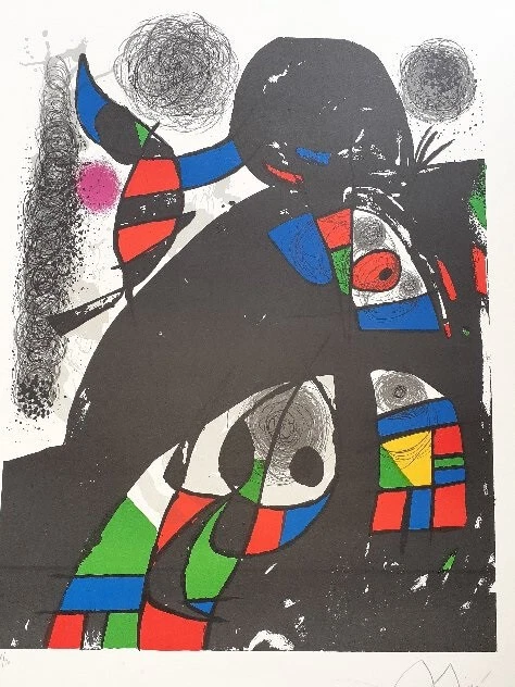 Joan Miro "San Lazzaro ET Ses Amis" СДЕЛАЙТЕ ПРЕДЛОЖЕНИЕ - Изображение 1 из 1
