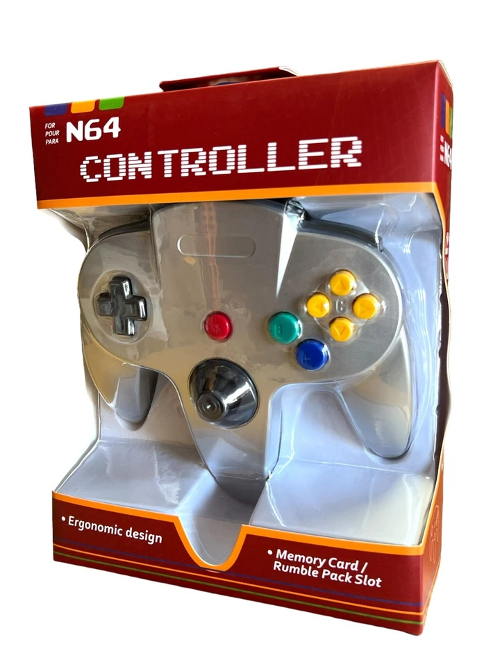 Wired Controller Compatible With Nintendo 64 N64 Joystick Video Game Console - Image 1 of 1