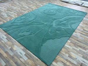 5x8|6x9|8x10|9x12||10x14|12x15|12x18| Area Rugs Wool Hand Tufted Traditional Mod - Picture 1 of 8