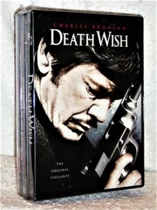 Death Wish 6-Movie Complete (DVD, 2020 4-Disc) Charles Bronson Bruce Willis NEW - Picture 1 of 12