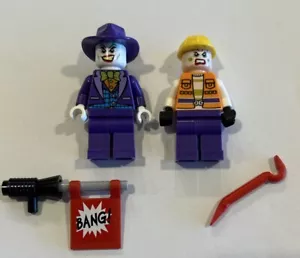 LEGO DC Superhero Minifigure Lot - The Joker & Henchman / Goon 76013 - Picture 1 of 2