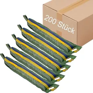 200 Stk. Zill Silosäcke 25x100cm Zugband, grün mit Griff, Silosandsäcke Sandsack - Bild 1 von 6