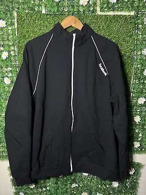 Facebook Zip Up Sweatshirt by American Apparel Size XL Brown Zip Track Jacket - Image 1 of 4