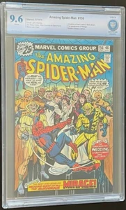 Amazing Spider-Man #156 🌟 CBCS 9.6 WHITE PGs 🌟 1st Mirage! Marvel Comic 1976 - Picture 1 of 4