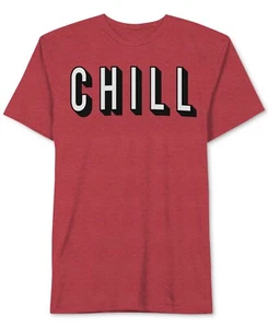 $75 Jem Collective Men Pink White Graphic Print Short-Sleeve Crew-Neck T-Shirt M - Picture 1 of 1