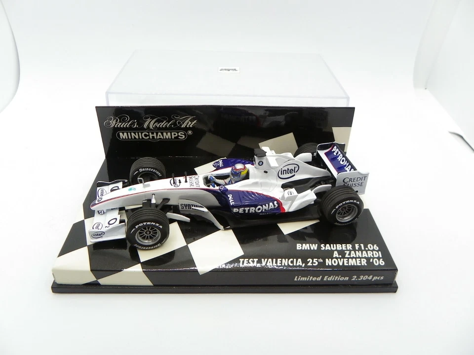 BMW Sauber F1.06 Alex Zanardi Test Valencia 2006 1/43 Minichamps F1 Formula 1 - Immagine 1 di 1