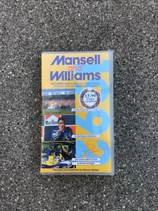 Mansell and Williams F1 Motorsport 1992 Sealed Rare VHS Video - Picture 1 of 7