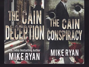 - Lot 2 Books Mike Ryan, The Cain Conspiracy & Cain Deception - Picture 1 of 2