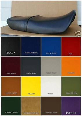 HONDA VTR250 Seat Cover Interceptor VTR 1988 1989 1990  Black Marine Skin  (PS) Foto 1 de 4