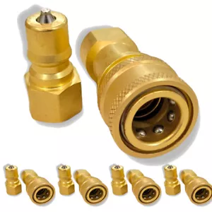 5 Sets Carpet Cleaning 1/4" Brass Quick Disconnect for Wands Hoses Accessories - Picture 1 of 6