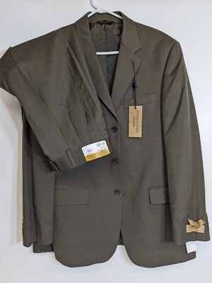 Andrew Fezza 2 Piece Suit Mens Jacket Size 40 Pants 34x38 Worsted Wool - Image 1 of 4