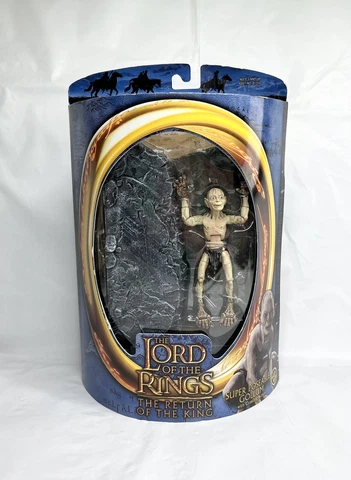 The Lord Of The Rings Toybiz 2003 Super Poseable Gollum with Crawling Action NOS Cover