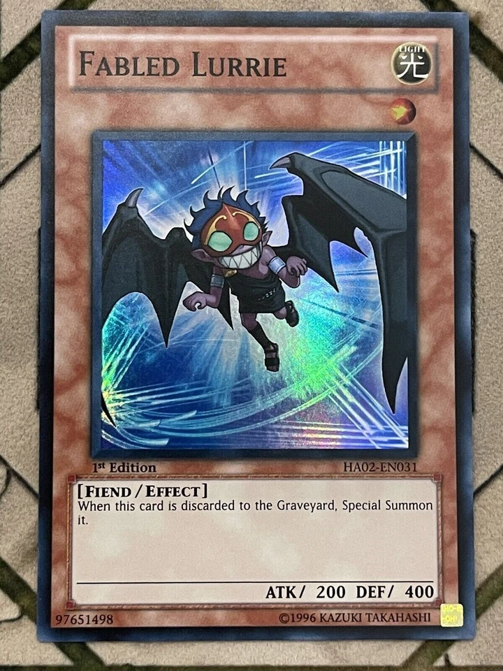 ( FABLED LURRIE ) - Super Rare - HA02-EN031 - 1st EX - Yu-Gi-Oh Hidden Arsenal 2 - Image 1 of 1