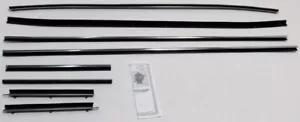 Window Sweeps Felt Kit for Plymouth Barracuda 1971-1974 Coupe Authentic 8pcs - Imagen 1 de 7