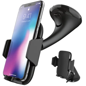 360° Universal Windscreen In Car Phone Holder Cradle Mount for IPhone 13/12/SE/7 - Picture 1 of 10