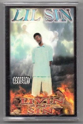 LIL SIN Livin In Sin SEALED Texas Gangsta Rap G-Funk Tape Big Mello UGK SPM - Image 1 of 3