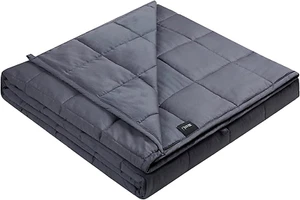 Weighted Blanket 15 Lbs(48''X72'', Twin Size, Grey), Weighted Blanket for Adults - Picture 1 of 8