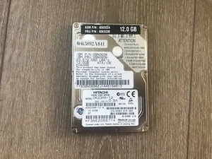 Hitachi DK23AA-12 12.07GB B/A0B6 C/A 2.5" IDE Laptop Hard Drive - Picture 1 of 5