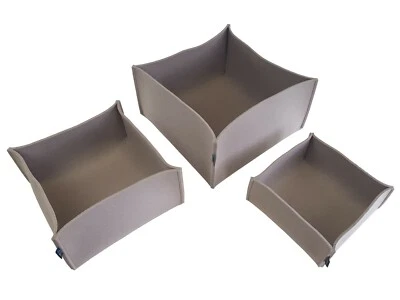 FILZKÖRBCHEN 3er-SET „Groß“ Filz Korb Körbchen Deko Aufbewahrung (20 Farben) - Bild 1 von 4