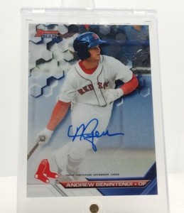 2016 Bowman's Best Andrew Benintendi Best of 2016 Auto #B16-ABE Boston Red Sox
