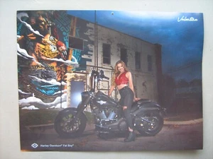 2020 Harley-Davidson Softail Fat Boy--NICE full-color HD calendar photo page - Picture 1 of 1