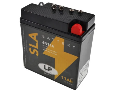 Batterie Gelakku passt für Simson S51 S50 SR50 MZ TS150 ES150 RT125 NSU 6V 11Ah - Bild 1 von 4
