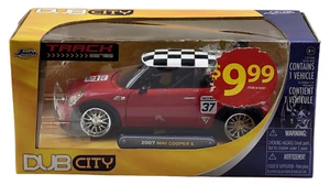 Jada DUB CITY Track Series 1:24 Scale 2007 Mini Cooper S Diecast Car Model | Red - Picture 1 of 7