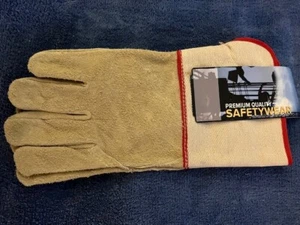 12 Pairs LGS Leather work Gloves small or medium - Picture 1 of 6