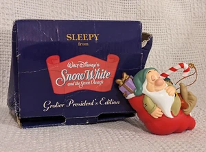 Sleepy - Disney Schneewittchen - Grolier President's Edition - Weihnachtsschmuck - Bild 1 von 3