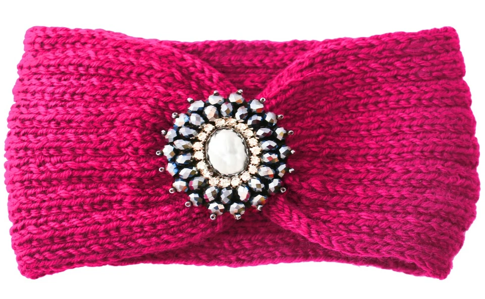 Jewel Crochet Winter Headband Ear Warmer for Ladies - Image 1 of 1