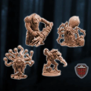 Monsters Miniatures Set Dungeons and Dragons Mini DnD 5e TTRPG Pathfinder - Picture 1 of 8