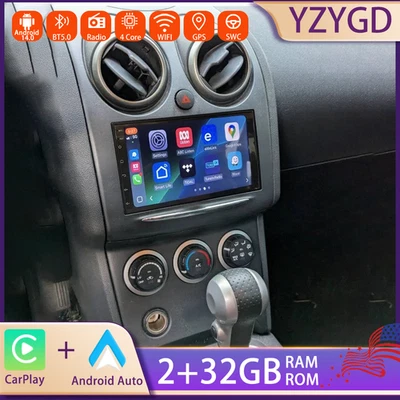For Nissan Rogue 2008-2013 7" Android 14 Carplay Car Radio Stereo GPS Navi WIFI - Image 1 of 4