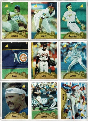 1995 Pinnacle MLB Béisbol lote de 134 tarjetas paralelas diferentes colección museo Foto 1 de 4