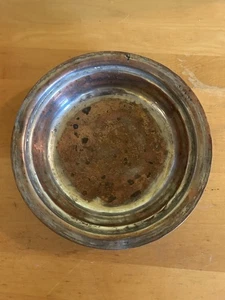 Antikes nahöstliches Kupfer Versilbert Servieren mit Aufhängeschlaufe und Punze - Bild 1 von 4