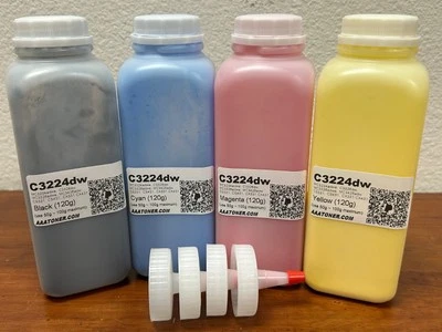 (120g x 4) Toner Refill ONLY for Lexmark C3224, C3326, CS331, CS431, CX331 CX431 - Image 1 of 4