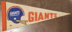 Vintage NFL Football Mini Felt Pennant 4"x9" New York NY Giants - Picture 1 of 1