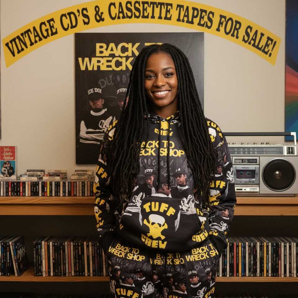 •TUFF CREW ~ BACK TO WRECK SHOP• ~1989 OG PRESSING~ (CASSETTE TAPE) (1) - Image 1 of 4