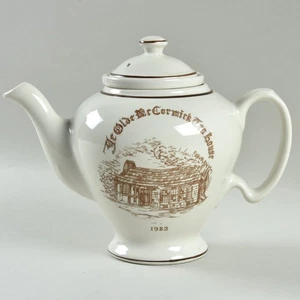 Ye Olde McCormick Tea House Tea Pot with Infuser Baltimore MD 1982 - Photo 1/6
