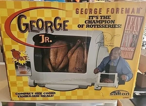 George Foreman Jr Drehspieß Huhn Drehspieß schlanke Maschine NEU versiegelt GR82 - Bild 1 von 8