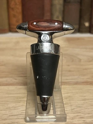 Tapón de vino de madera e acero inoxidable LAGUIOLE US Trust Foto 1 de 4