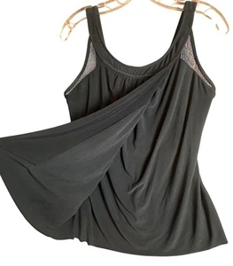 Miraclesuit Tankini Badeoberteil 14DD schwarz Illusionist Ursula Bügel gefüttert - Bild 1 von 17