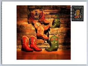 #5617 Western Wear Cowboy Boots FDC Maxi Card - Picture 1 of 2