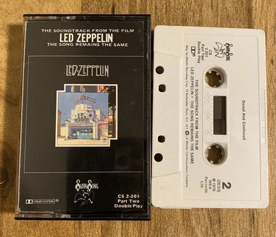 LED ZEPPELIN-THE SONG REMAINS THE SAME-PART 2-Double Play Cassette-Excellent - Image 1 of 3