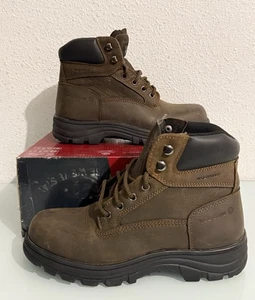 Stivali da lavoro uomo Wolverine W231123 Carlsbad punta acciaio marrone misura 8,5 M - Foto 1 di 11